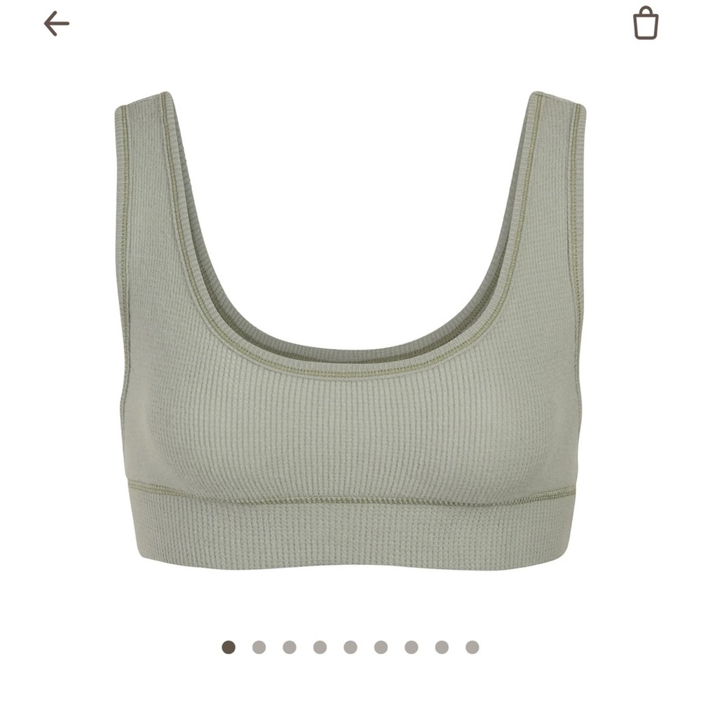 🆕 SKIMS Waffle Scoop Bra and Waffle Legging Set